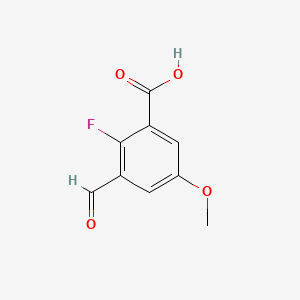 2-Fluoro-3-formyl-5-methoxybenzoic acid