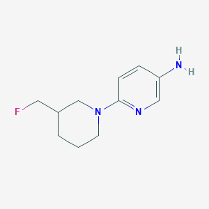 6-(3-(Fluoromethyl)piperidin-1-yl)pyridin-3-amine