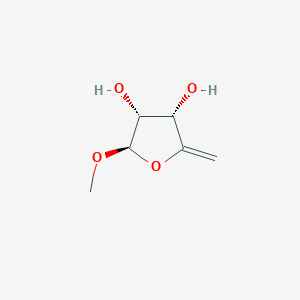 molecular formula C6H10O4 B14764356 (2R,3R,4S)-2-methoxy-5-methylenetetrahydrofuran-3,4-diol 