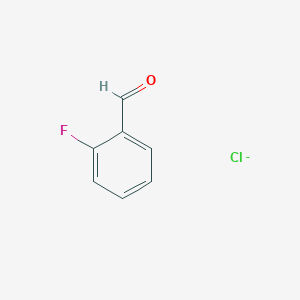 molecular formula C7H5ClFO- B14764370 2-Fluorobenzaldehyde chloride 