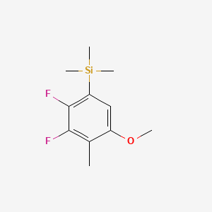 (2,3-Difluoro-5-methoxy-4-methylphenyl)trimethylsilane