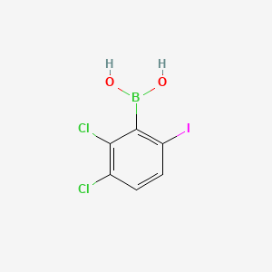 (2,3-Dichloro-6-iodophenyl)boronic acid