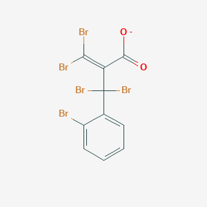 3,3-Dibromo-2-[dibromo-(2-bromophenyl)methyl]-2-propenoate