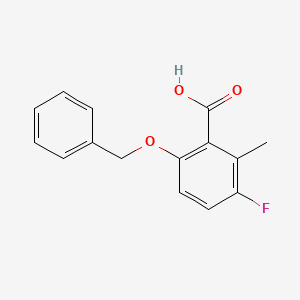 6-(Benzyloxy)-3-fluoro-2-methylbenzoic acid