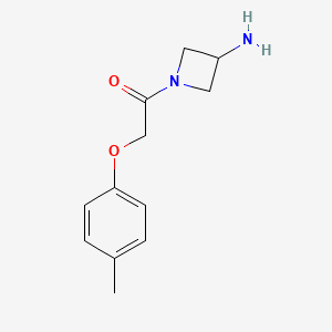 molecular formula C12H16N2O2 B1476442 1-(3-Aminoazetidin-1-yl)-2-(p-tolyloxy)ethan-1-one CAS No. 2098011-64-2