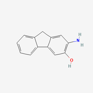 molecular formula C13H11NO B14764422 2-amino-9H-fluoren-3-ol CAS No. 7213-97-0