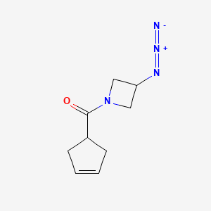 (3-Azidoazetidin-1-yl)(cyclopent-3-en-1-yl)methanone