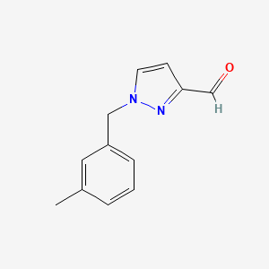 1-(3-Methylbenzyl)-1H-pyrazole-3-carbaldehyde