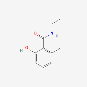 molecular formula C10H13NO2 B14764460 N-Ethyl-2-hydroxy-6-methylbenzamide 