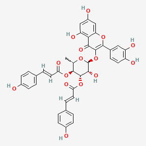 molecular formula C39H32O15 B14764472 3'',4''-Di-O-p-coumaroylquercitrin 