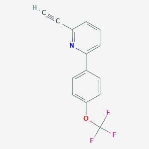 2-Ethynyl-6-(4-(trifluoromethoxy)phenyl)pyridine