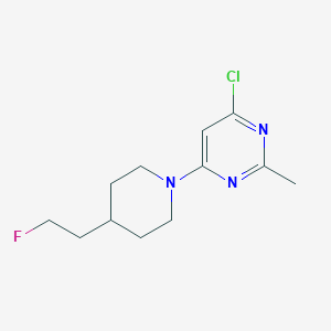 4-Chloro-6-(4-(2-fluoroethyl)piperidin-1-yl)-2-methylpyrimidine