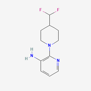 2-(4-(Difluoromethyl)piperidin-1-yl)pyridin-3-amine