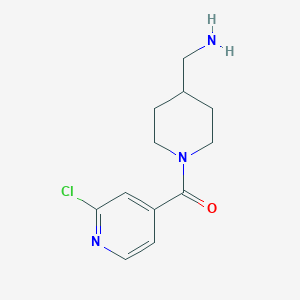 molecular formula C12H16ClN3O B1476456 (4-(Aminomethyl)piperidin-1-yl)(2-chloropyridin-4-yl)methanone CAS No. 1605024-35-8