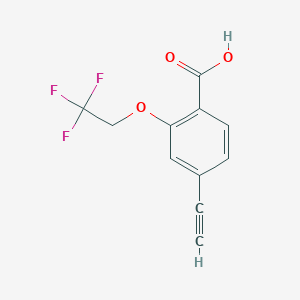 4-Ethynyl-2-(2,2,2-trifluoroethoxy)benzoic acid