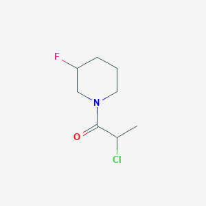 2-Chloro-1-(3-fluoropiperidin-1-yl)propan-1-one