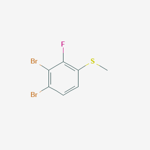 (3,4-Dibromo-2-fluorophenyl)(methyl)sulfane