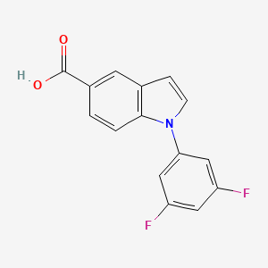 1-(3,5-Difluorophenyl)-1H-indole-5-carboxylic acid