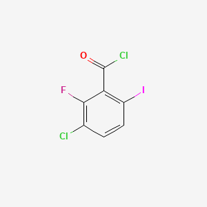 3-Chloro-2-fluoro-6-iodobenzoyl chloride