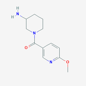 (3-Aminopiperidin-1-yl)(6-methoxypyridin-3-yl)methanone
