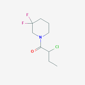 molecular formula C9H14ClF2NO B1476469 2-Chloro-1-(3,3-difluoropiperidin-1-yl)butan-1-one CAS No. 2090942-36-0