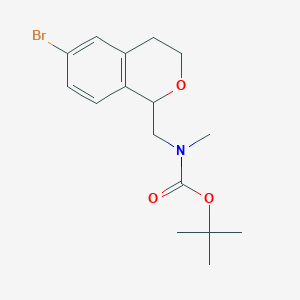 tert-Butyl ((6-bromoisochroman-1-yl)methyl)(methyl)carbamate