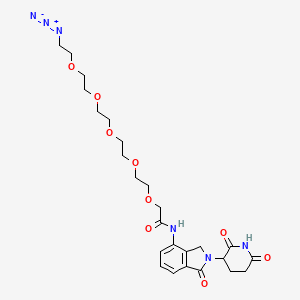 Lenalidomide-acetamido-O-PEG4-C2-azide