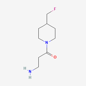 3-Amino-1-(4-(fluoromethyl)piperidin-1-yl)propan-1-one