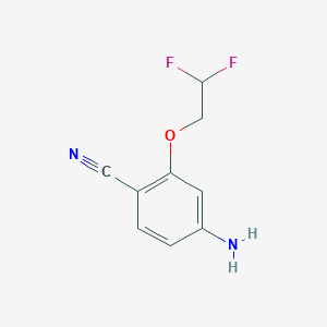 4-Amino-2-(2,2-difluoroethoxy)benzonitrile