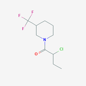 2-Chloro-1-(3-(trifluoromethyl)piperidin-1-yl)butan-1-one