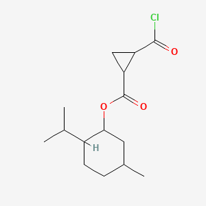 molecular formula C15H23ClO3 B14764775 (5-Methyl-2-propan-2-ylcyclohexyl) 2-carbonochloridoylcyclopropane-1-carboxylate 