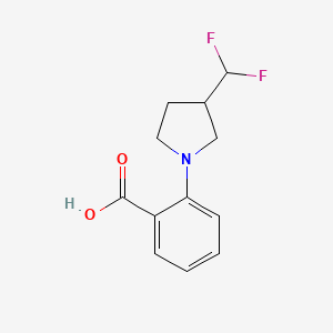 2-(3-(Difluoromethyl)pyrrolidin-1-yl)benzoic acid