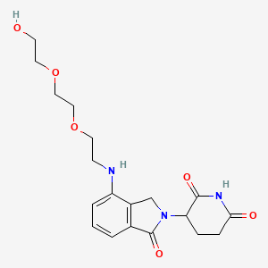 molecular formula C19H25N3O6 B14764814 Lenalidomide-PEG3-OH 