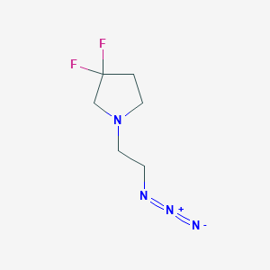 1-(2-Azidoethyl)-3,3-difluoropyrrolidine
