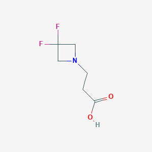 3-(3,3-Difluoroazetidin-1-yl)propanoic acid