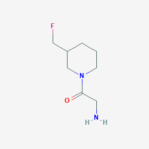 molecular formula C8H15FN2O B1476498 2-Amino-1-(3-(fluoromethyl)piperidin-1-yl)ethan-1-one CAS No. 2090653-77-1