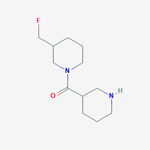 molecular formula C12H21FN2O B1476499 (3-フルオロメチル)ピペリジン-1-イル)(ピペリジン-3-イル)メタノン CAS No. 2097980-01-1