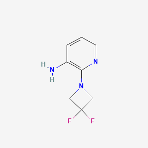 molecular formula C8H9F2N3 B1476505 2-(3,3-Difluoroazetidin-1-yl)pyridin-3-amine CAS No. 2091592-82-2