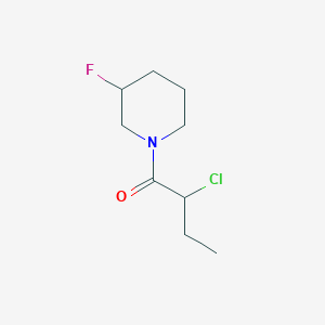 2-Chloro-1-(3-fluoropiperidin-1-yl)butan-1-one