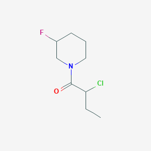 molecular formula C9H15ClFNO B1476510 1-(3-Fluorpiperidin-1-yl)-2-chlorbutan-1-on CAS No. 2090594-01-5