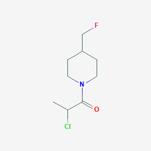 molecular formula C9H15ClFNO B1476511 2-Chloro-1-(4-(fluoromethyl)piperidin-1-yl)propan-1-one CAS No. 2025753-84-6
