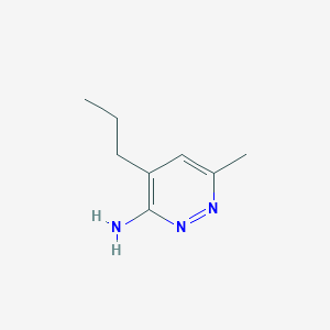 6-Methyl-4-propylpyridazin-3-amine