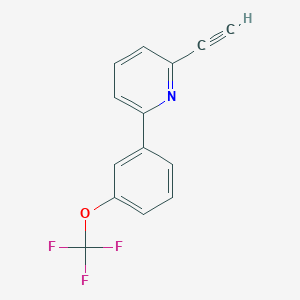 2-Ethynyl-6-(3-(trifluoromethoxy)phenyl)pyridine