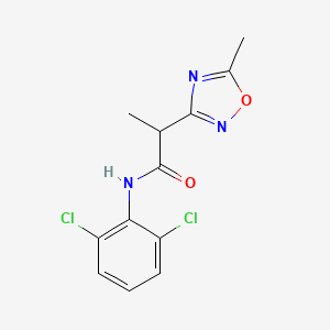 N-(2,6-Dichlorophenyl)-2-(5-methyl-1,2,4-oxadiazol-3-YL)propanamide