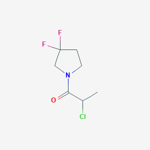 2-Chloro-1-(3,3-difluoropyrrolidin-1-yl)propan-1-one