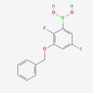 (3-(Benzyloxy)-2-fluoro-5-iodophenyl)boronic acid