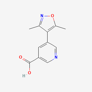 5-(3,5-Dimethylisoxazol-4-YL)nicotinic acid