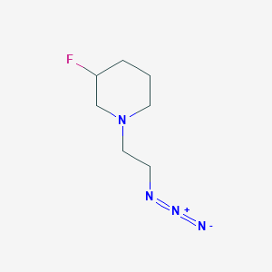 molecular formula C7H13FN4 B1476518 1-(2-Azidoethyl)-3-fluoropiperidine CAS No. 2007310-09-8