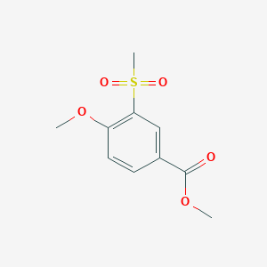 molecular formula C10H12O5S B14765180 Methyl 4-Methoxy-3-(methylsulfonyl)benzoate 