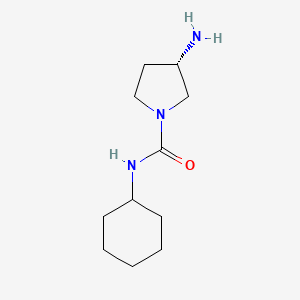 (S)-3-Amino-N-cyclohexylpyrrolidine-1-carboxamide